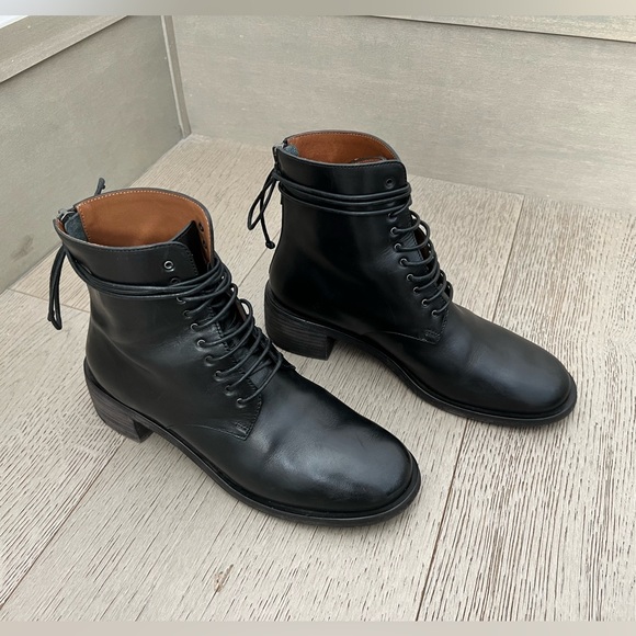 Marsell Black Lace-Up Boots 7.5 - Picture 10 of 15